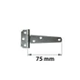 Charnière Universelle Acier Pour Porte, L.100 X L.55 Mm