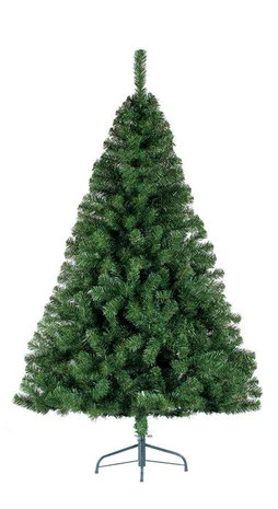 Sapin artificiel vert Imperial 180cm d117 525 pte douce pied metal d51