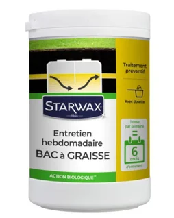 Entretien Bac A Graisses Hebdomadaire 6 Mois 750G