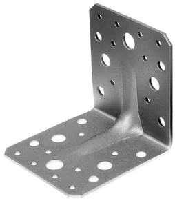 Equerre renfoncée acier galvanisé, 70x70x55 mm ALBERTS