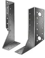 Support De Poteau Droit Variable Galvanisé Gah Alberts, 25X140X40 Mm