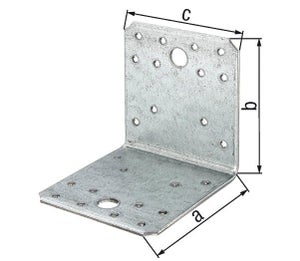 Equerre D'Assemblage Galvanisé, 70X70X55 Mm