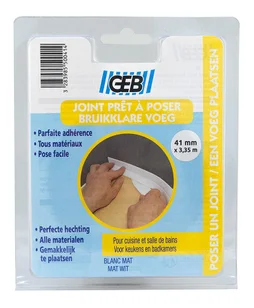 Joint prêt à poser, GEB, blanc