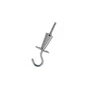 Piton extensible en acier, TIBELEC, gris