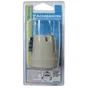 Douille porcelaine E27 en grès cérame, TIBELEC, blanc 100 W