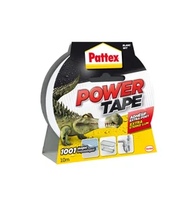 Ruban adhésif de PATTEX Power tape, face unique L.10 m x l.51 mm blanc