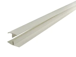 Profil De Raccord Pvc Blanc, 2 Cm X 1.1 Cm, L. 2.6 M