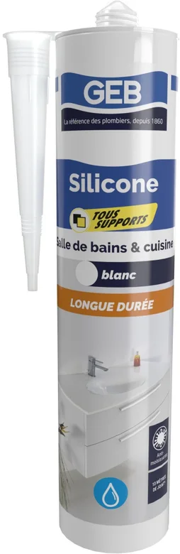 Silicone GEB, blanc, 280 ml