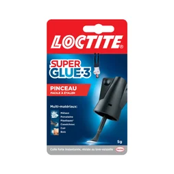 Colle de reparation loctite superglue-3 universel+ pinceau flacon 5g