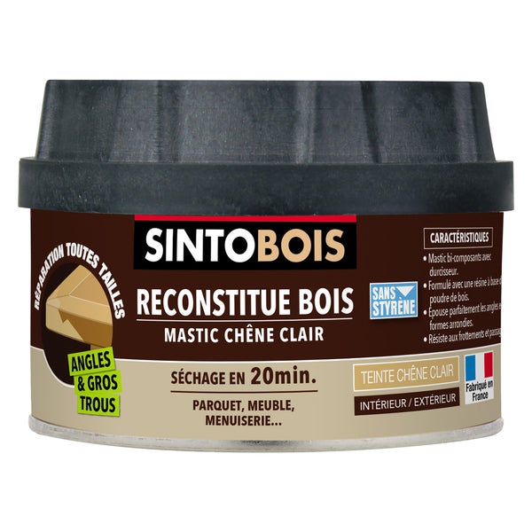 Mastic à bois ,SINTO, 0.17 L chêne clair