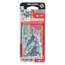 Lot De 10 Chevilles Et Vis À Expansion Red Head, Diam.6 X L.34 Mm