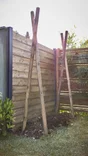 Tuteur bois fraisé, CERLAND, diamètre 6 x L.250 cm