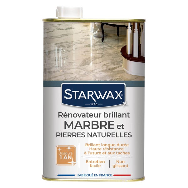 Brillant Protecteur Marbre Et Pierre Naturelle Starwax Liquide 1 L