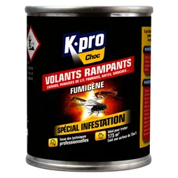 Insecticide fumigène tous insectes K.PRO, 70m²