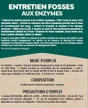 Entretien biologique wc et canalisation, SPADO, 1 an