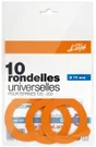 Rondelle universelle caoutchouc D70Mm Le Parfait sac 10
