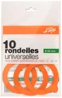 Lot de 10 rondelles universelle caoutchouc D85Mm LE PARFAIT