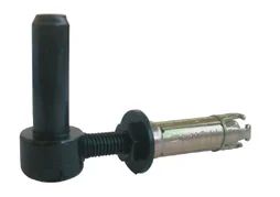 Gond en acier prépeint, H.60 x diam. 14 mm