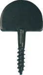 Butée de fermeture acier prépeint, H.60 x L.36 x P.4 mm