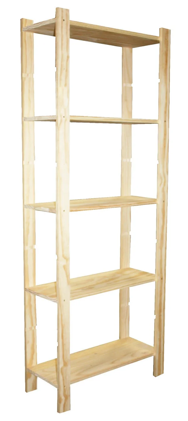 Etagère pin, 5 tablettes , L. 65 x P. 28 x H. 170 cm