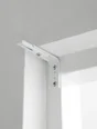 Lot de 2 équerres murales blanches pour tout type de store, 6 à 16 cm