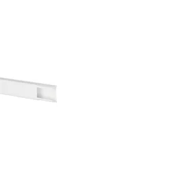 Moulure un compartiment 12 x 30 mm x 2 m blanc tehalit