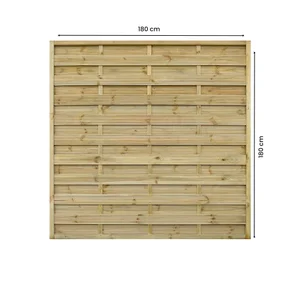 Panneau bois plein Fétiche, CERLAND, l.180 x H.180 cm, naturel