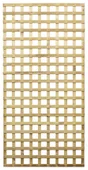 Panneau treillis bois ajouré naturel, SEVILLA, l.0.90 H.180 cm