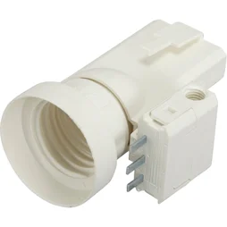 Fiche DCL et douille électrique E27 à vis en plastique, LEGRAND, blanc