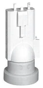 Fiche DCL et douille électrique E27 à vis en plastique, LEGRAND, blanc