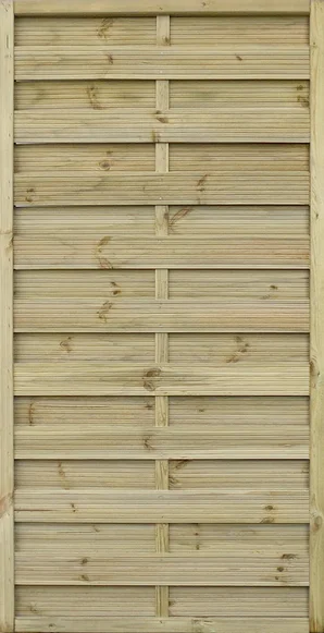 Panneau bois Fétiche, CERLAND, l.90 x H.180 cm, naturel