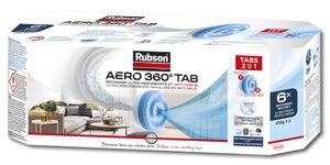 Lot de 6 recharges tablette pour absorbeur d'humidité RUBSON Aéro 360°, 20 m²