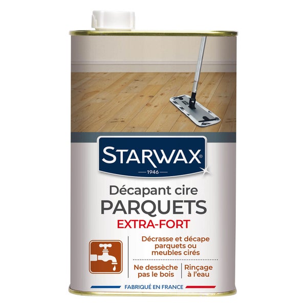 Décapant cire parquet extra fort 1 L STARWAX