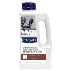 Détachant rouille terrasse, STARWAX, 1 L