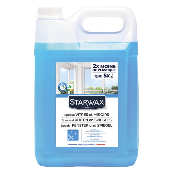 Nettoyant spécial vitres 3 en 1, STARWAX, 5 L