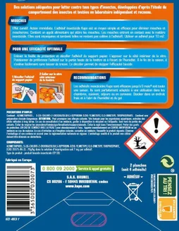 Lot de 4 adhésifs insecticide pour mouches, KAPO EXPERT