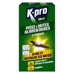 Lot de 2 pièges insecticides pour mites alimentaires, KAPO
