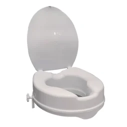 Rehausse WC avec couvercle à fixer, plastique