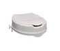Rehausse WC avec couvercle à fixer, plastique