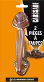 Piège antitaupes CAUSSADE, lot de 2