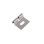 Lot De 4 Attaches Murales À Fixer Axor Gris Inox, H.2 X L.12 X P.9 Cm