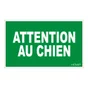 Plaque Attention Au Chien En Plastique