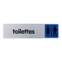 Plaque Toilettes H/F En Plastique