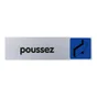 Plaque Poussez En Plastique