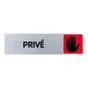 Plaque Privé En Plastique