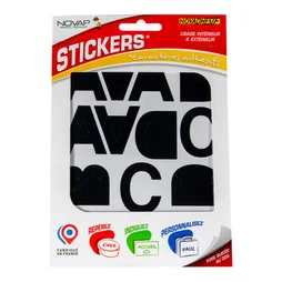 Lettre Autocollante Sur Planche En Plastique