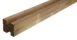 Poteau bois en h Diego, CERLAND, l.7 x P.7 x H.220 cm classe 3