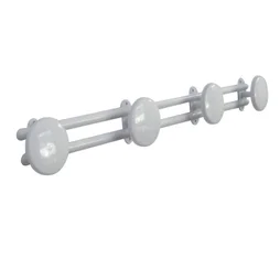 Portemanteau Rail 4 Patères, À Fixer