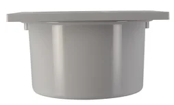 Siphon sol 50 x 40 x 63 diam.150 gris