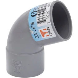 Coude 67°30 en pvc à coller femelle / femelle, diam. 32